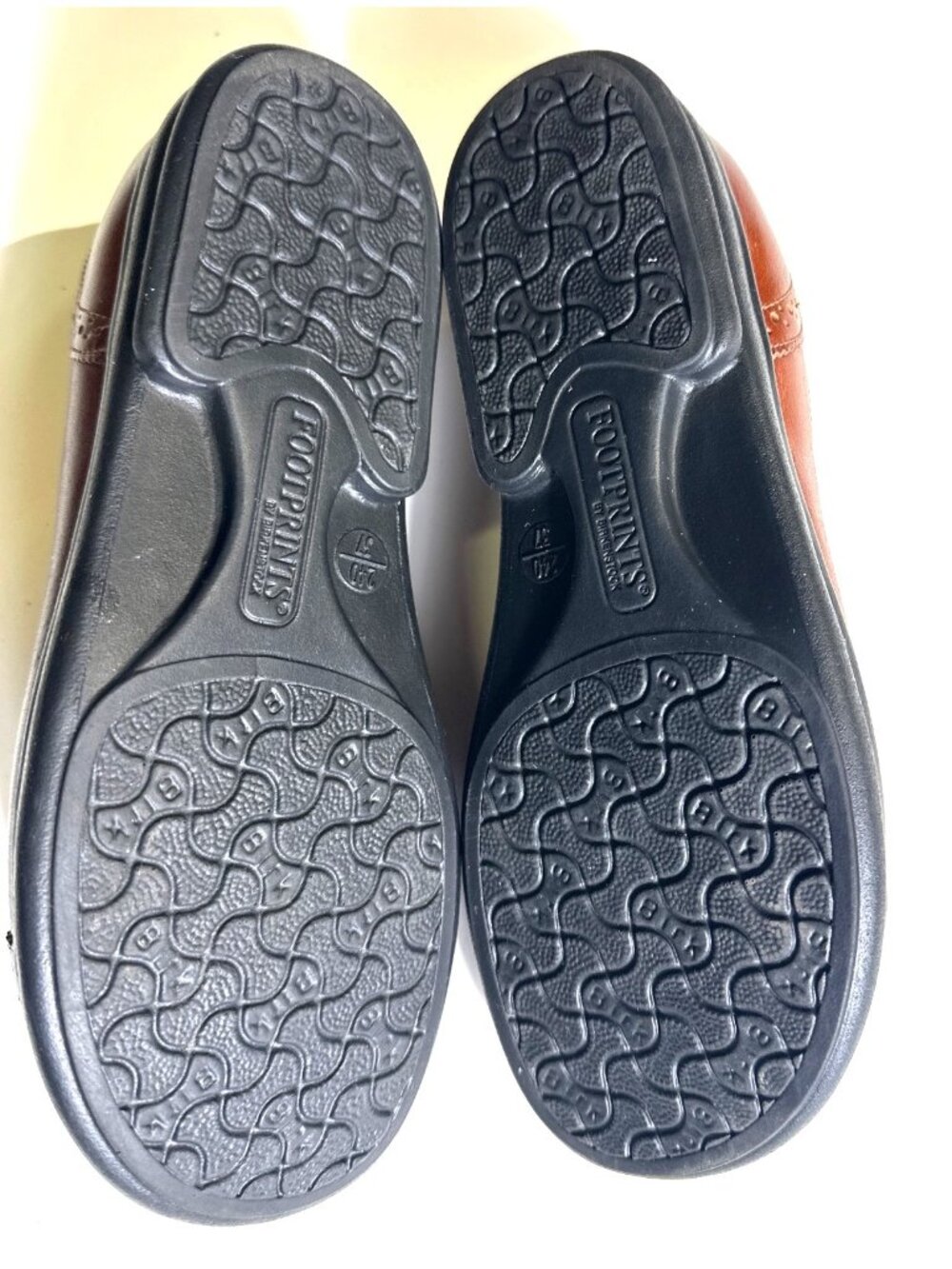 Footprints By Birkenstock Brown Leather Flat Sze 37 Comfort Footbed Made Germany - Picture 3 of 12